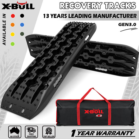 X-BULL Recovery Tracks Boards 10T 2PCS Snow Mud Essential Car Vehicle 4WD Carry Bag