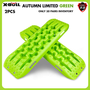 X-BULL Recovery Tracks Boards 10T 2PCS Truck Snow Mud 4WD Offroad Gen2.0 91cm Green